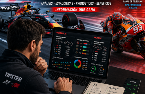Tipsters especializados en Motor: Fórmula 1 y MotoGP en Telegram
